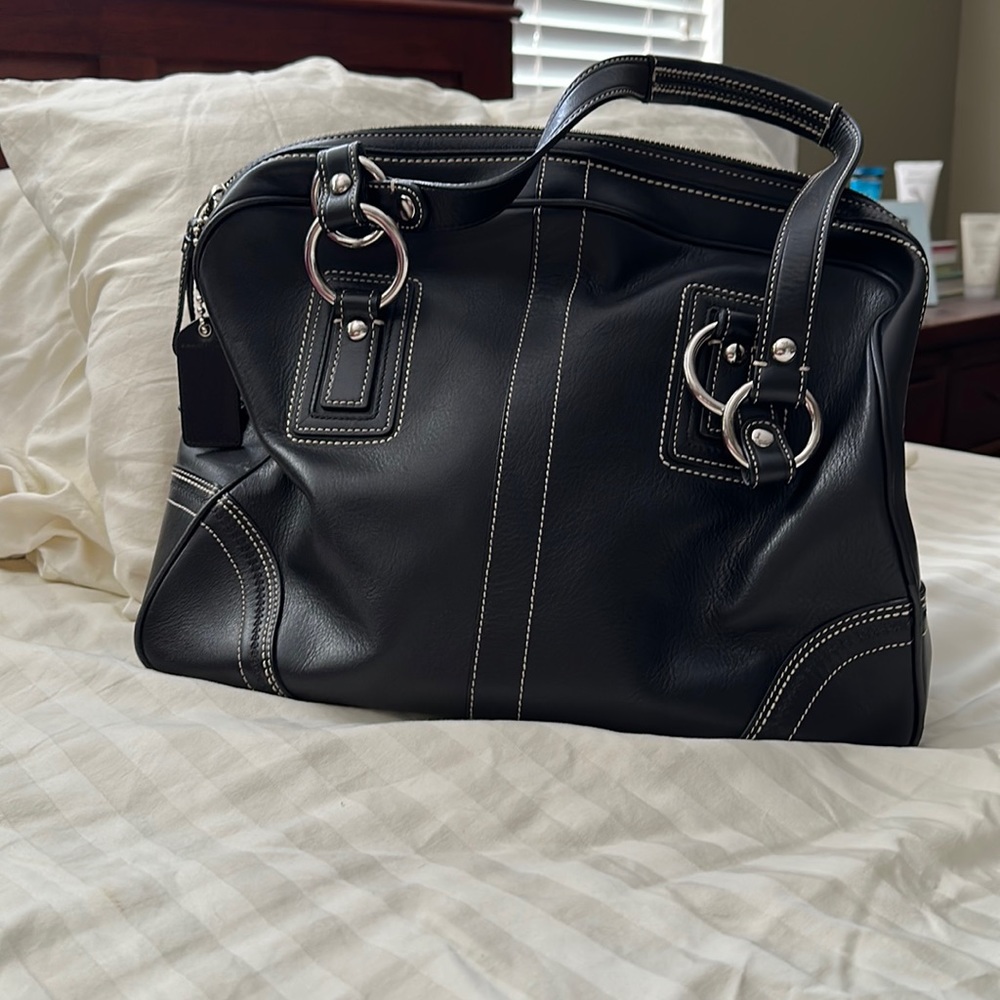 Coach black purse